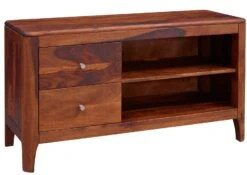 Meuble TV 110x40 Palissandre Huilé Noisette BROOKLYN #15 11 Meuble TV 110x40 Palissandre Huilé Noisette BROOKLYN #15 -Massivmoebel24 09 313 655 0015 9