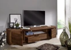 Meuble TV 200x45 Palissandre Teinté Smoked Cherry TORONTO #151 -Massivmoebel24 09 313 665 0052 4
