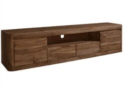 Meuble TV 200x45 Palissandre Teinté Smoked Cherry TORONTO #151 -Massivmoebel24 09 313 665 0052 9