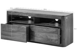 Meuble TV 130x40 Palissandre Teinté Smoked Cherry TORONTO #119 12 Meuble TV 130x40 Palissandre Teinté Smoked Cherry TORONTO #119 -Massivmoebel24 09 313 665 1019 08