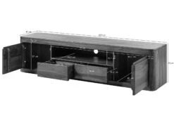 Meuble TV 200x45 Palissandre Ciré Noisette TORONTO #251 17 Meuble TV 200x45 Palissandre Ciré Noisette TORONTO #251 -Massivmoebel24 09 313 665 1051 08