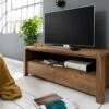Meuble TV 125x45 Palissandre Huilé Brun BUENO #1002