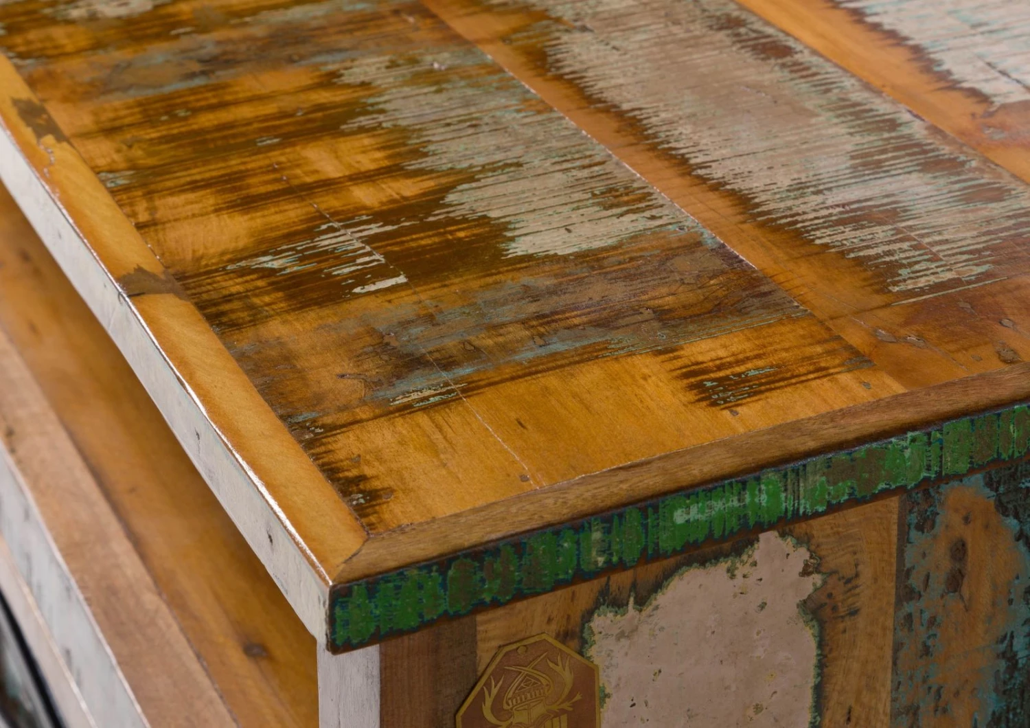 Meuble TV En Bois De Récupération Multicolore NATURE OF SPIRIT #134 5 Meuble TV En Bois De Récupération Multicolore NATURE OF SPIRIT #134 – Image 5