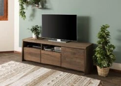 PURE MANGO #123 Meuble TV En Bois De Manguier - Huilé / Marron 178x48x58 -Massivmoebel24 09 313 724 1023 03