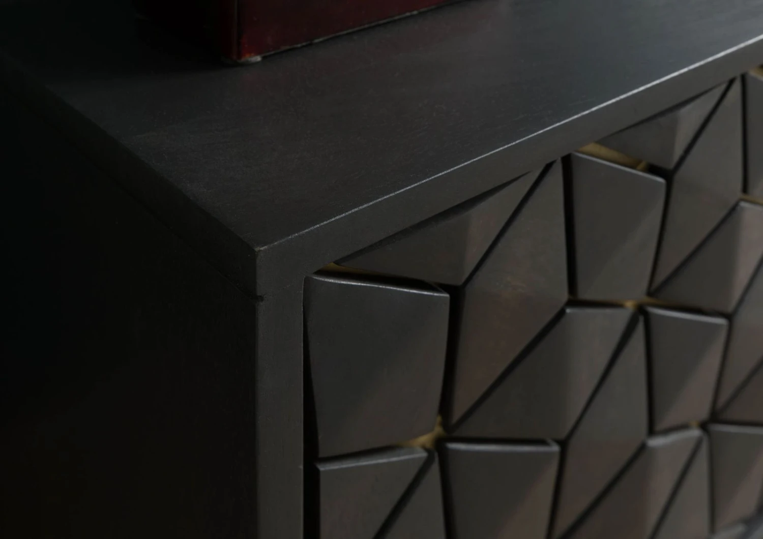 Meuble TV En Bois De Manguier 180x45x50 Gris Huilé DIAMOND #124 6 Meuble TV En Bois De Manguier 180x45x50 Gris Huilé DIAMOND #124 – Image 6