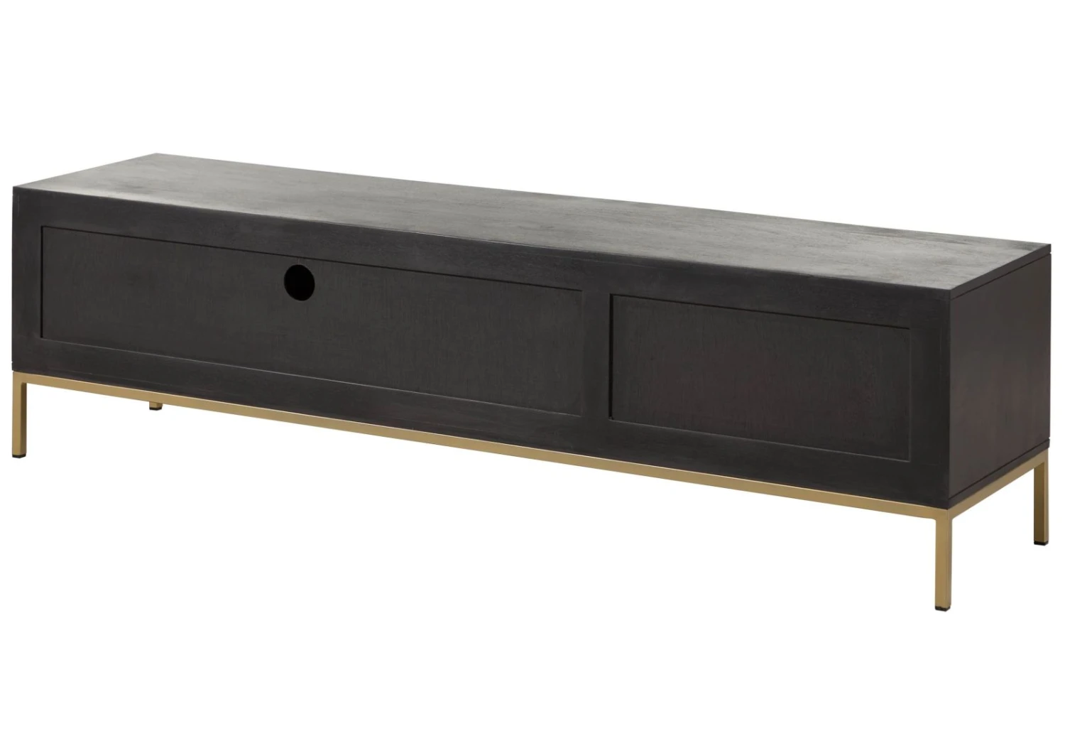 Meuble TV En Bois De Manguier 180x45x50 Gris Huilé DIAMOND #124 10 Meuble TV En Bois De Manguier 180x45x50 Gris Huilé DIAMOND #124 – Image 10