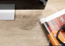 Meuble TV 180x55 Manguier Laqué Blanchi RAILWAY #335 -Massivmoebel24 09 313 772 2029 5