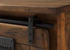 Meuble TV En Bois D' Acacia Huilé RAILWAY #435 -Massivmoebel24 09 313 772 3029 06