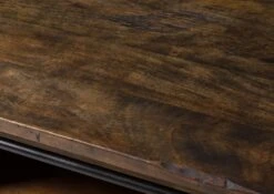 Meuble TV En Bois D' Acacia Huilé RAILWAY #436 16 Meuble TV En Bois D' Acacia Huilé RAILWAY #436 -Massivmoebel24 09 313 772 3030 07