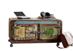Table Basse 90x60 Bois De Récupération Laqué Multicolore FREEZY #20 15 Table Basse 90x60 Bois De Récupération Laqué Multicolore FREEZY #20 -Massivmoebel24 09 313 803 1018 09