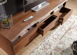 Meuble TV 191x45 Acacia Laqué Brun PURE ACACIA #209 13 Meuble TV 191x45 Acacia Laqué Brun PURE ACACIA #209 -Massivmoebel24 09 313 886 2009 5