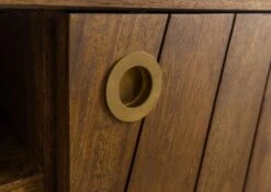 Meuble TV Manguier 180x45x50 Marron Huilé / Marbre Véritable LOS ANGELES #02 15 Meuble TV Manguier 180x45x50 Marron Huilé / Marbre Véritable LOS ANGELES #02 -Massivmoebel24 09 313 891 0102 06