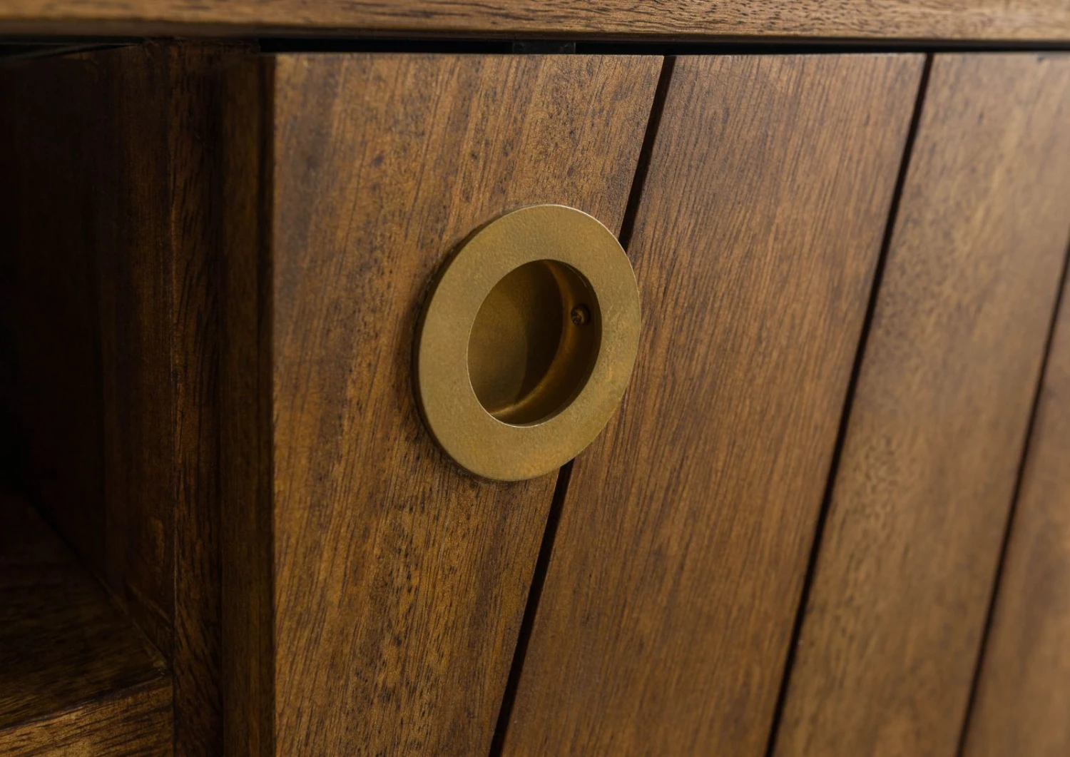 Meuble TV Manguier 180x45x50 Marron Huilé / Marbre Véritable LOS ANGELES #02 6 Meuble TV Manguier 180x45x50 Marron Huilé / Marbre Véritable LOS ANGELES #02 – Image 6