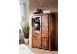 Vitrine 90x45 Palissandre Laqué Life Honey METRO LIFE #103