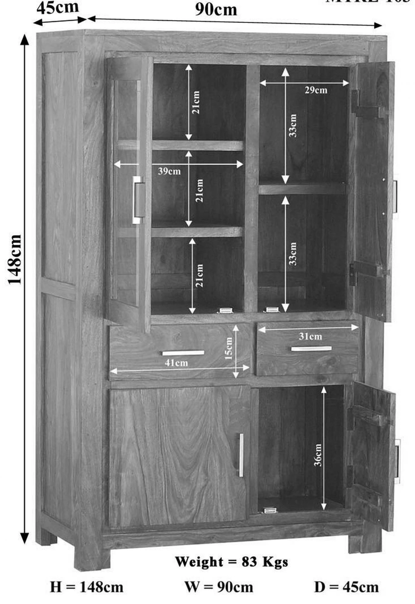 Vitrine 90x45 Palissandre Laqué Life Honey METRO LIFE #103 5 Vitrine 90x45 Palissandre Laqué Life Honey METRO LIFE #103 – Image 5