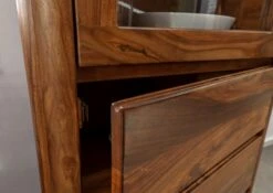 Vitrine 70x40 Palissandre Ciré Noisette TORONTO #210 14 Vitrine 70x40 Palissandre Ciré Noisette TORONTO #210 -Massivmoebel24 09 320 665 1010 6