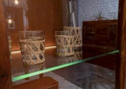 Vitrine 70x40 Palissandre Ciré Noisette TORONTO #210 15 Vitrine 70x40 Palissandre Ciré Noisette TORONTO #210 -Massivmoebel24 09 320 665 1010 7