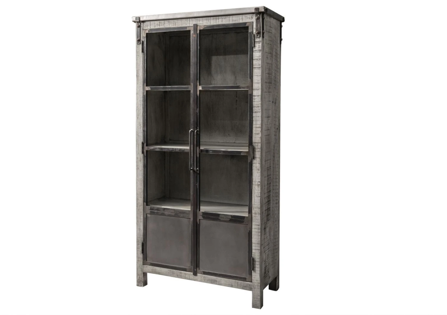 Vitrine 90x40 Manguier Laqué Gris HEAVY INDUSTRY #141 9 Vitrine 90x40 Manguier Laqué Gris HEAVY INDUSTRY #141 – Image 9