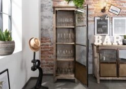 Vitrine 60x40 Manguier Laqué Brun HEAVY INDUSTRY #242 11 Vitrine 60x40 Manguier Laqué Brun HEAVY INDUSTRY #242 -Massivmoebel24 09 320 677 0242 4