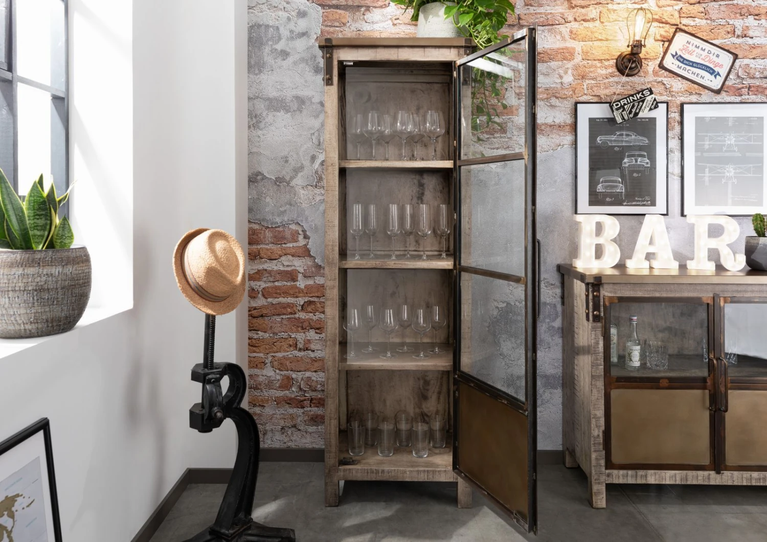 Vitrine 60x40 Manguier Laqué Brun HEAVY INDUSTRY #242 4 Vitrine 60x40 Manguier Laqué Brun HEAVY INDUSTRY #242 – Image 4