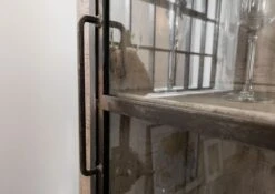 Vitrine 60x40 Manguier Laqué Brun HEAVY INDUSTRY #242 12 Vitrine 60x40 Manguier Laqué Brun HEAVY INDUSTRY #242 -Massivmoebel24 09 320 677 0242 5