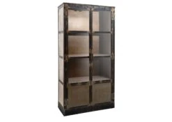 Vitrine 92x40 Manguier Laqué Brun HEAVY INDUSTRY #243 15 Vitrine 92x40 Manguier Laqué Brun HEAVY INDUSTRY #243 -Massivmoebel24 09 320 677 0243 9