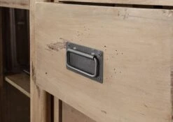 Vitrine 100x45 Manguier Laqué Blanchi RAILWAY #326 15 Vitrine 100x45 Manguier Laqué Blanchi RAILWAY #326 -Massivmoebel24 09 320 772 2024 7