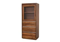 Vitrine 63x40 Palissandre Laqué Noble Unique SYDNEY #104 -Massivmoebel24 09 320 777 0104 9