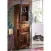 Vitrine 55x38 Bois De Récupération Laqué Multicolore FREEZY #41
