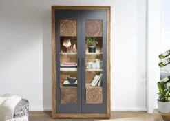 Vitrine 103x40 Palissandre Teinté Brun TURIN #050 10 Vitrine 103x40 Palissandre Teinté Brun TURIN #050 -Massivmoebel24 09 320 878 0005 3