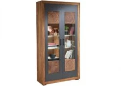 Vitrine 103x40 Palissandre Teinté Brun TURIN #050 15 Vitrine 103x40 Palissandre Teinté Brun TURIN #050 -Massivmoebel24 09 320 878 0005 9