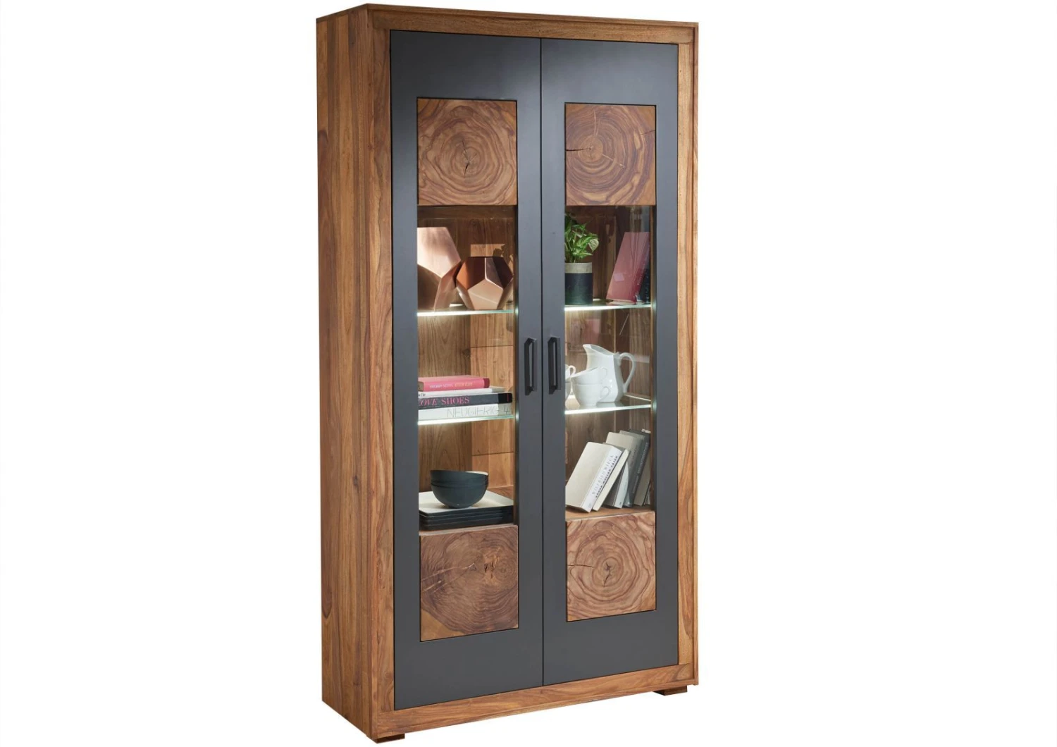 Vitrine 103x40 Palissandre Teinté Brun TURIN #050 8 Vitrine 103x40 Palissandre Teinté Brun TURIN #050 – Image 8