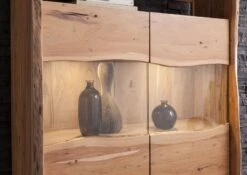 Buffet 131x45 Acacia Laqué Bois Naturel PURE ACACIA #105 14 Buffet 131x45 Acacia Laqué Bois Naturel PURE ACACIA #105 -Massivmoebel24 09 320 886 0105 6