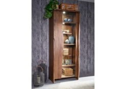 Vitrine 81x45 Acacia Laqué Brun PURE ACACIA #207