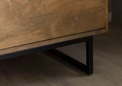 Vitrine En Bois De Manguier / Bois De Récupération 110x47x182 Noir / Naturel Laqué DAVIS #31 13 Vitrine En Bois De Manguier / Bois De Récupération 110x47x182 Noir / Naturel Laqué DAVIS #31 -Massivmoebel24 09 320 888 0031 04