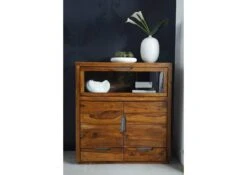 Buffet 120x50 Palissandre Laqué Noisette DUKE #118 -Massivmoebel24 09 321 813 0118 03