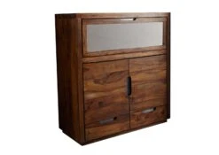 Buffet 120x50 Palissandre Laqué Noisette DUKE #118 -Massivmoebel24 09 321 813 0118 9