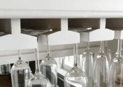 Bar Manguier 98x51x190 Laqué Blanc TOULOUSE #105 -Massivmoebel24 09 322 188 1005 05