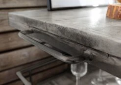 Bar 117x46 Manguier Laqué Gris HEAVY INDUSTRY #167 11 Bar 117x46 Manguier Laqué Gris HEAVY INDUSTRY #167 -Massivmoebel24 09 322 677 0167 4