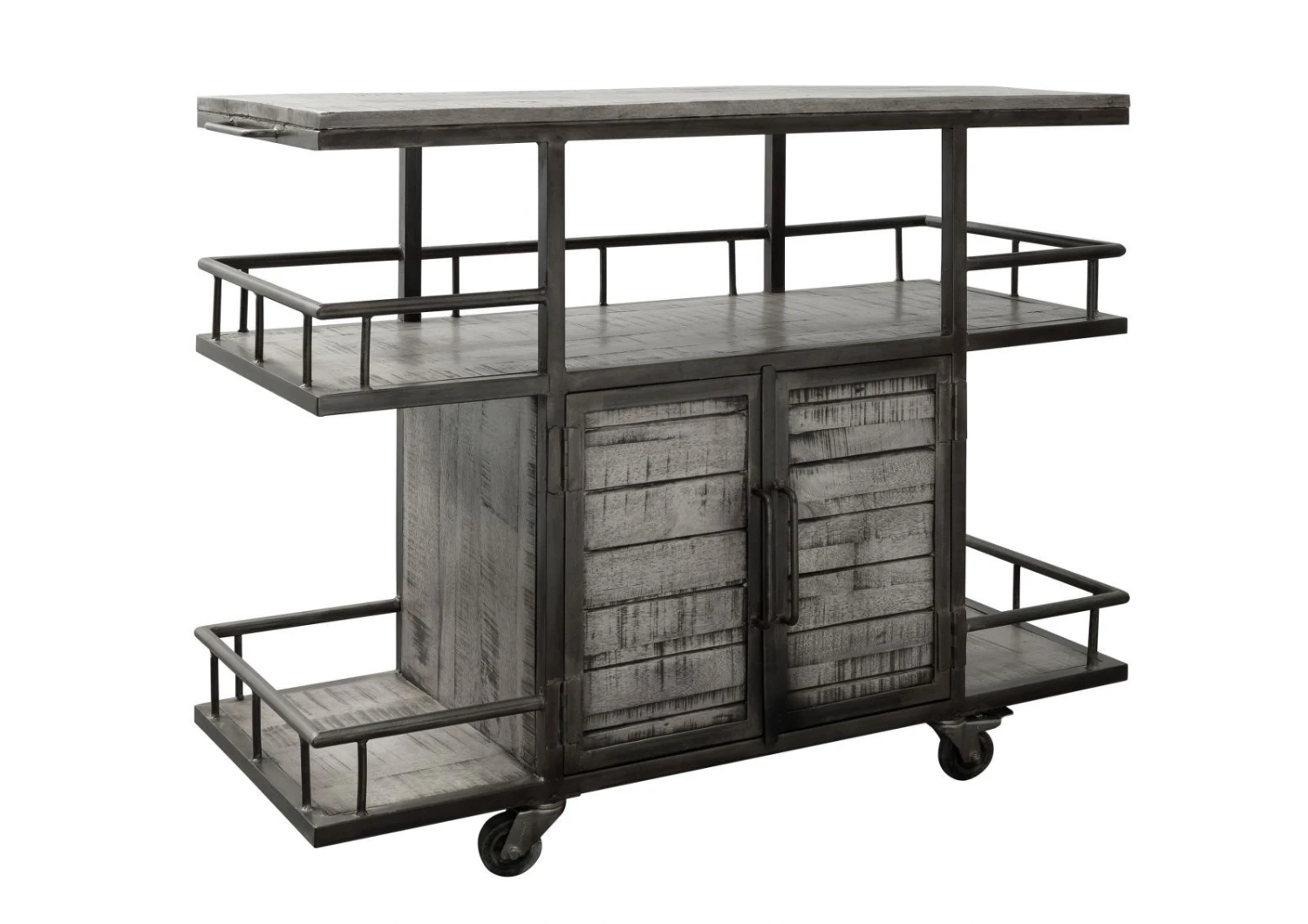 Bar 117x46 Manguier Laqué Gris HEAVY INDUSTRY #167 8 Bar 117x46 Manguier Laqué Gris HEAVY INDUSTRY #167 – Image 8