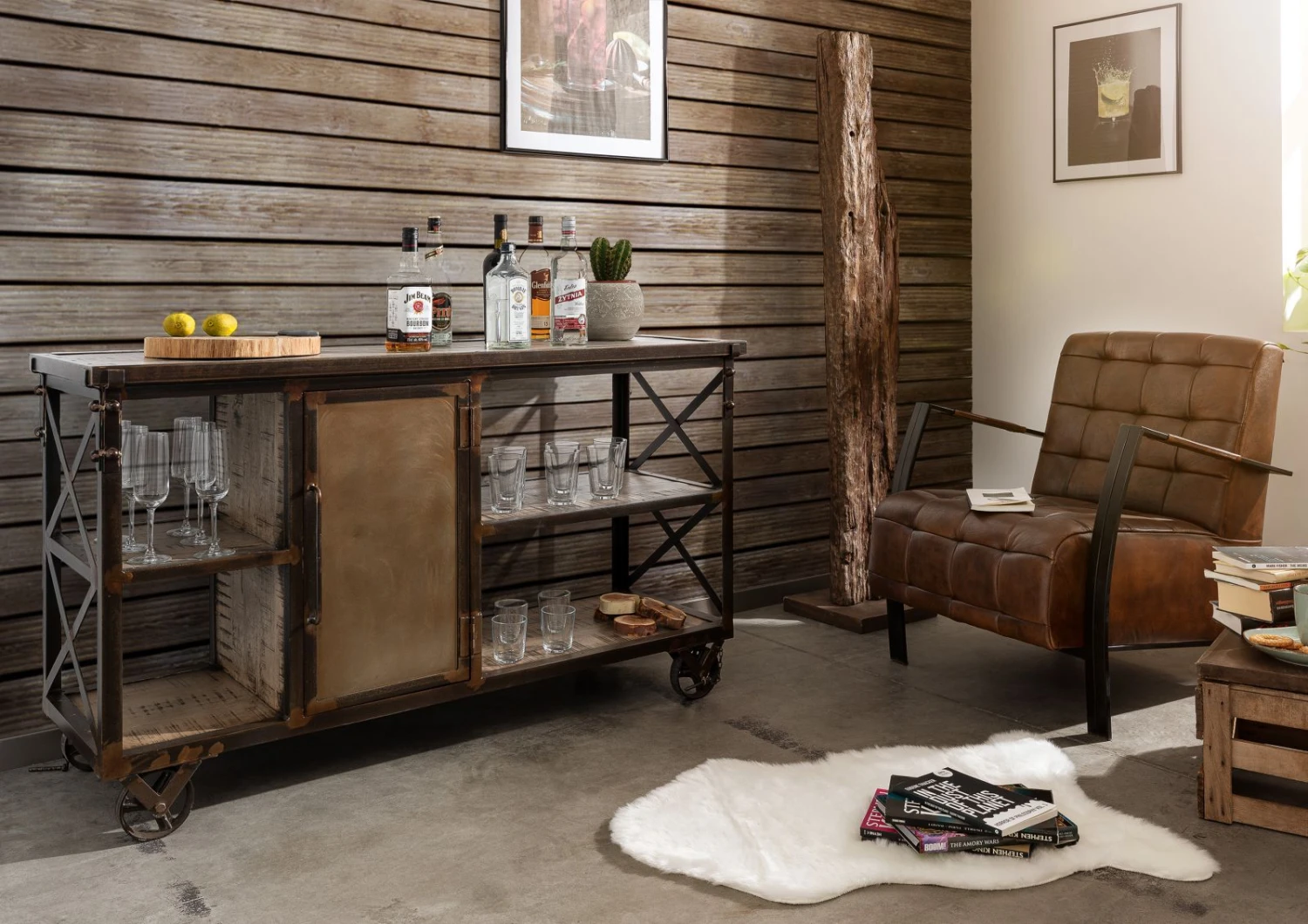 Desserte 137x46 Manguier Laqué Brun HEAVY INDUSTRY #224 1 Desserte 137x46 Manguier Laqué Brun HEAVY INDUSTRY #224