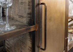 Desserte 137x46 Manguier Laqué Brun HEAVY INDUSTRY #224 12 Desserte 137x46 Manguier Laqué Brun HEAVY INDUSTRY #224 -Massivmoebel24 09 322 677 0224 5