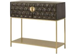 Meuble Bar 122x50 Manguier Huilé Gris Taupe DIAMOND #113 18 Meuble Bar 122x50 Manguier Huilé Gris Taupe DIAMOND #113 -Massivmoebel24 09 322 760 0013 9