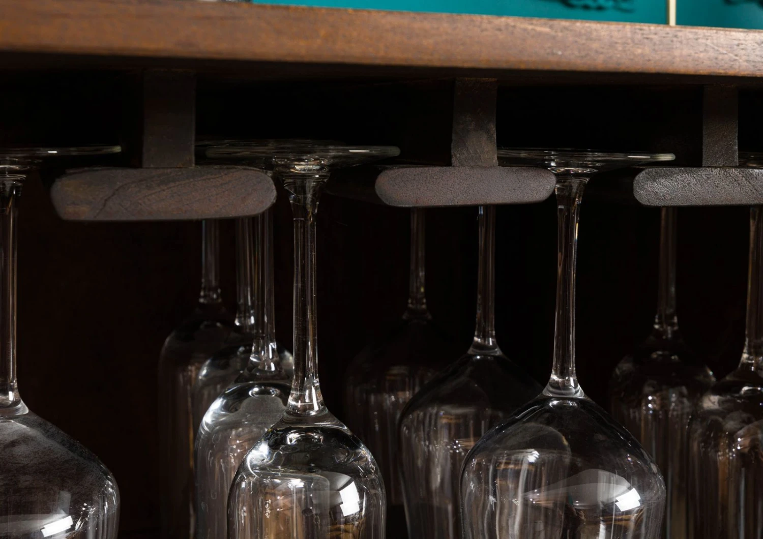 Meuble Bar 122x50 Manguier Huilé Brun DIAMOND #213 6 Meuble Bar 122x50 Manguier Huilé Brun DIAMOND #213 – Image 6