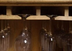 Desserte En Bois De Manguier Laqué Brun Clair RAILWAY #197 -Massivmoebel24 09 322 772 0097 05