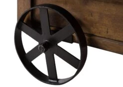 Desserte En Bois De Manguier Laqué Marron RAILWAY #397 13 Desserte En Bois De Manguier Laqué Marron RAILWAY #397 -Massivmoebel24 09 322 772 3097 05