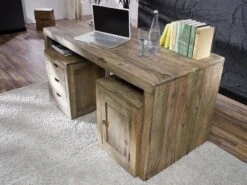 Meuble D'appoint 45x40 Palissandre Huilé Gris Taupe NATURE GREY #714 12 Meuble D'appoint 45x40 Palissandre Huilé Gris Taupe NATURE GREY #714 -Massivmoebel24 09 330 550 1044 6