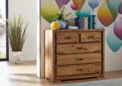 Commode 95x47 Palissandre Huilé Brun NATURE BROWN #854