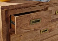 Commode 95x47 Palissandre Huilé Brun NATURE BROWN #854 -Massivmoebel24 09 330 554 8054 4