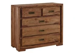 Commode 95x47 Palissandre Huilé Brun NATURE BROWN #854 -Massivmoebel24 09 330 554 8054 9